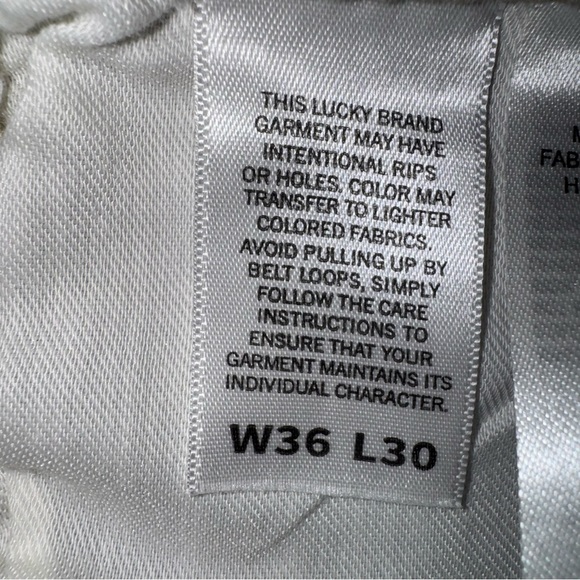 Lucky Brand 121 Slim Straight Khaki Pants Mens 36x30 Stretch Tan - Picture 6 of 9